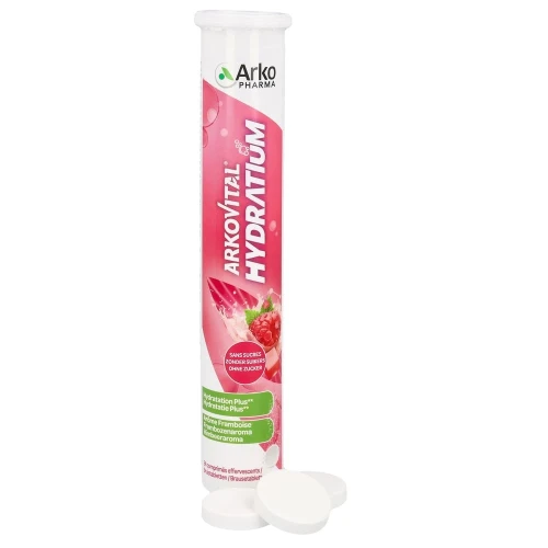 ARKOVITAL Hydratium Brausetabl Himbeere 24 Stk