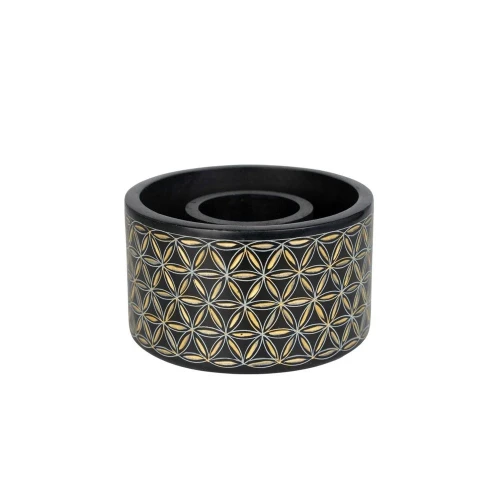 AROMALIFE Räucherwerk Smudge Bowl Blume Lebens kl
