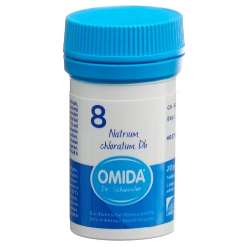 OMIDA SCHÜSSLER Nr8 Natr chlor Tabl D 6 Ds 20 g