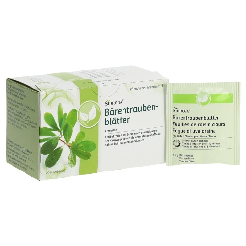 SIDROGA Bärentraubenblätter 20 Btl 2 g