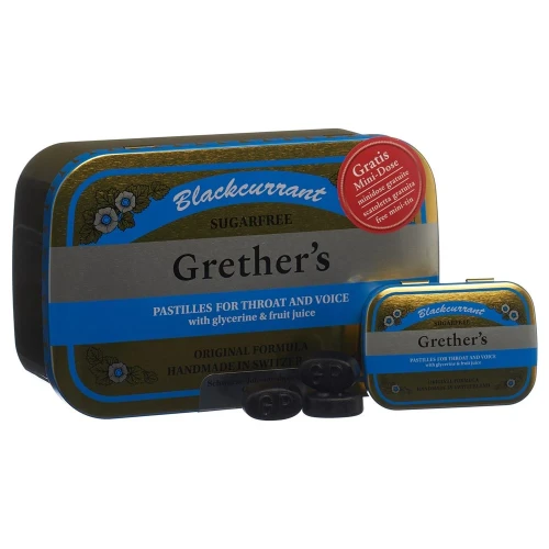 GRETHERS Blackcurrant Past ohne Zucker Dose 440 g