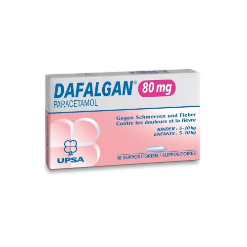 DAFALGAN Supp 80 mg 10 Stk