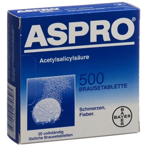 ASPRO Brausetabl 500 mg 20 Stk