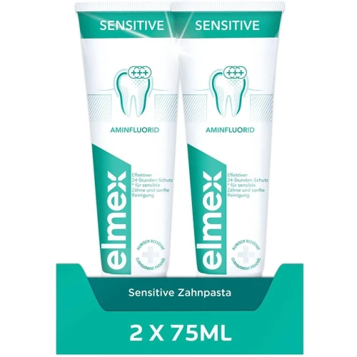 ELMEX SENSITIVE Zahnpasta Duo 2 x 75 ml