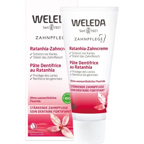 WELEDA Zahncreme Ratanhia Tb 75 ml