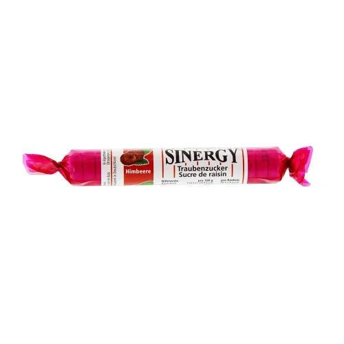 SINERGY Traubenzucker Himbeere Rolle 40 g