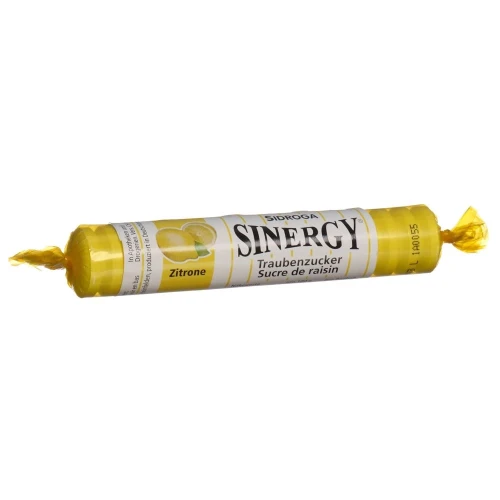 SINERGY Traubenzucker Zitrone Rolle 40 g