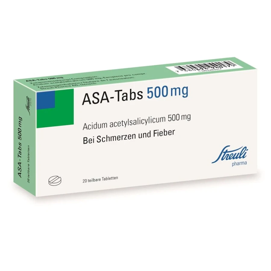 ASA-TABS Tabl 0.5 g 20 Stk ASA-TABS Tabl 0.5 g 20 Stk