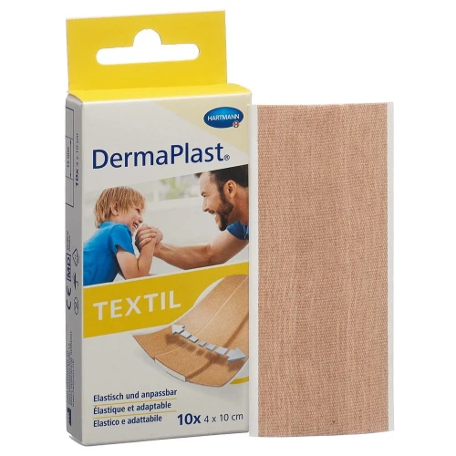 DERMAPLAST Textil Schnellverband 4x10cm 10 Stk