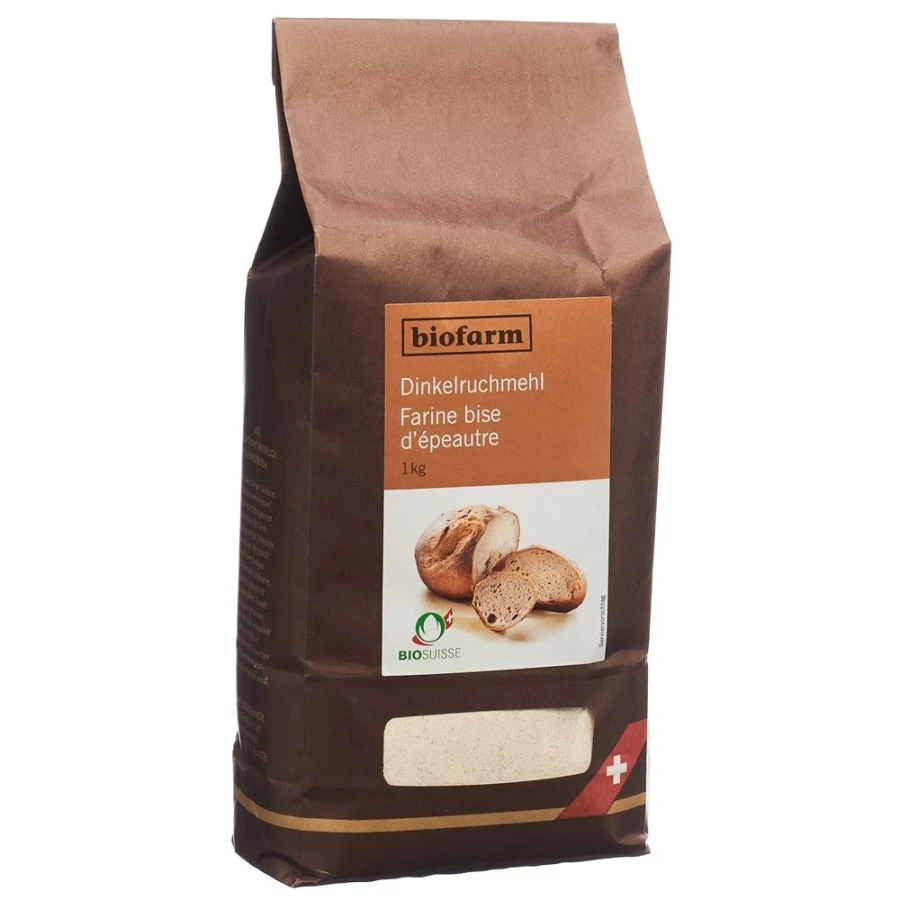 BIOFARM Dinkel Ruchmehl Knospe Btl 1 kg BIOFARM Dinkel Ruchmehl Knospe Btl 1 kg