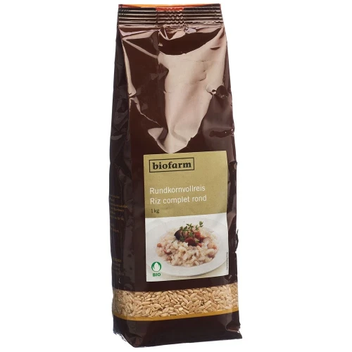 BIOFARM Reis Rundkorn Knospe Btl 1 kg