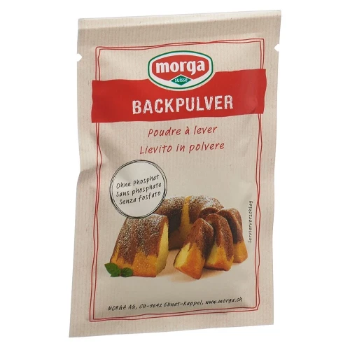 MORGA Backpulver ohne Phosphat Btl 22 g