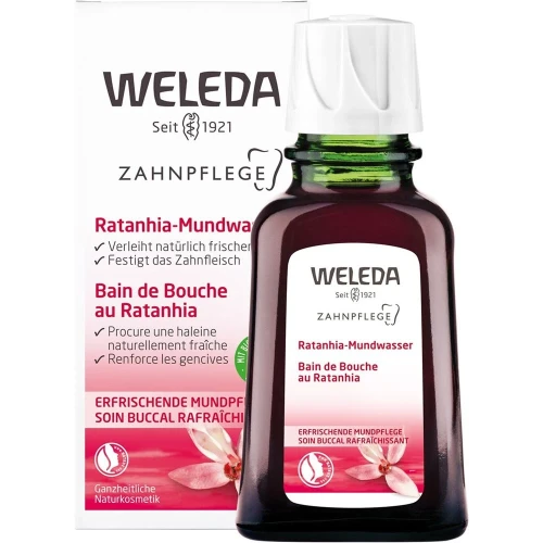 WELEDA Ratanhia Mundwasser konzentrat Fl 50 ml