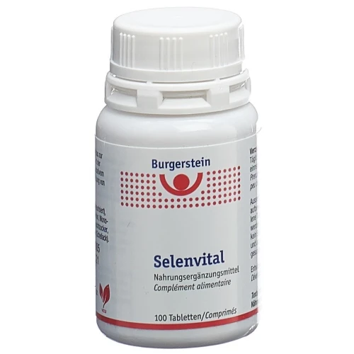 BURGERSTEIN Selenvital Tabl 100 Stk