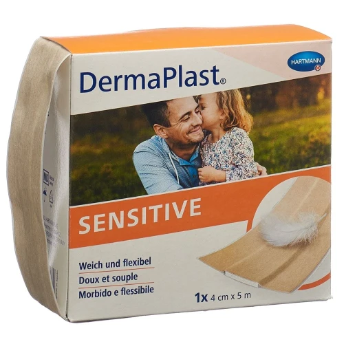 DERMAPLAST SENSITIVE Schnellverb 4cmx5m hf Rolle