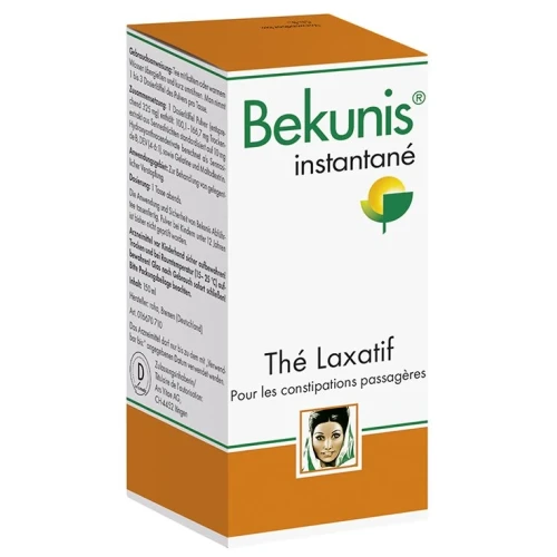 BEKUNIS Abführtee tassenfertig Glas 150 ml