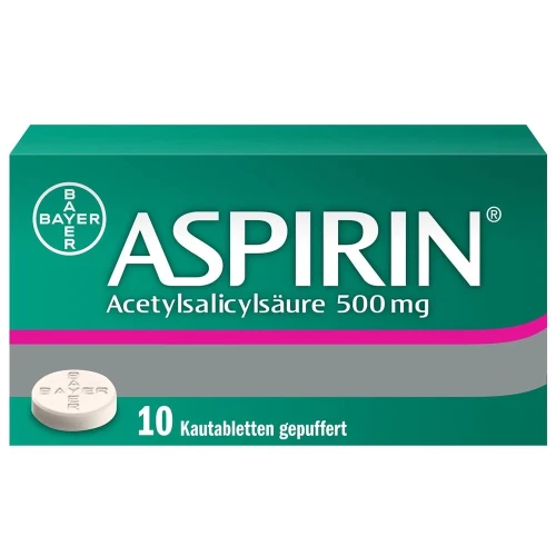 ASPIRIN Kautabl 500 mg 10 Stk
