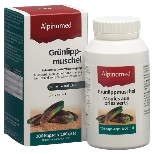 ALPINAMED Grünlippmuschel Kapseln 400 mg 200 Stk
