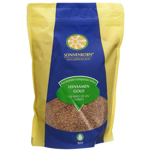 SONNENKORN Leinsamen Gold Bio Knospe 500 g