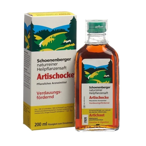 SCHOENENBERGER Artischocken Heilpflanzensaft 200 ml
