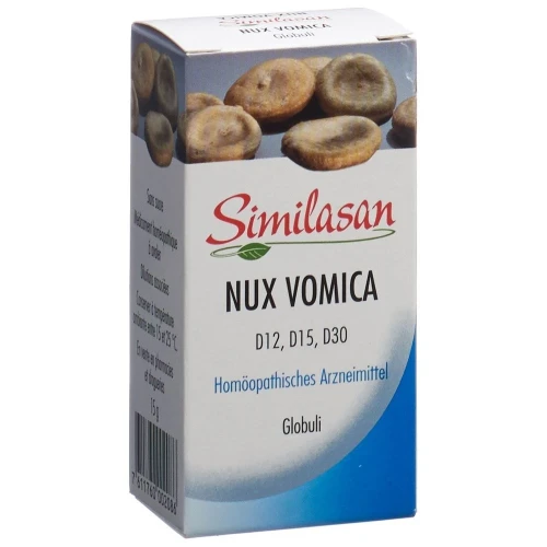 SIMILASAN Nux vomica Glob D12/D15/D30 15 g