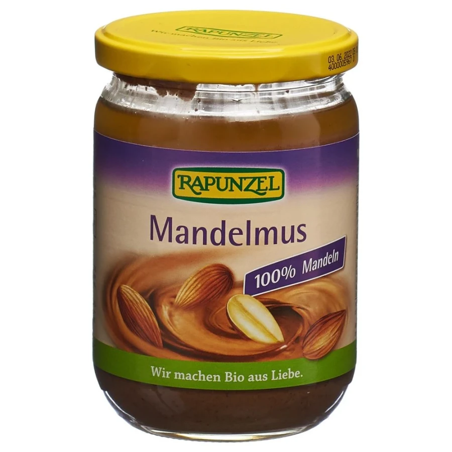 RAPUNZEL Mandelmus braun Bio Glas 500 g RAPUNZEL Mandelmus braun Bio Glas 500 g