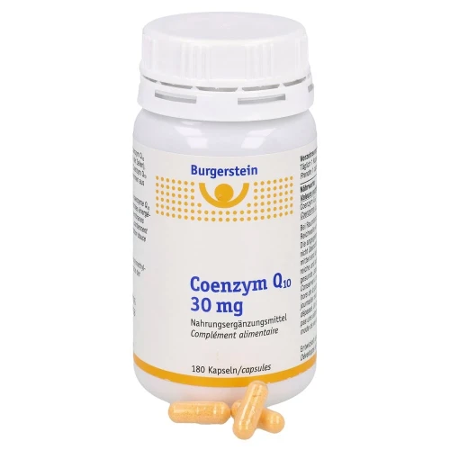 BURGERSTEIN Coenzym Q10 Kapseln 30 mg 180 Stk