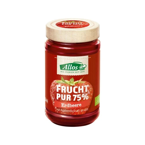 ALLOS Frucht Pur Konfitüre 75% Erdbeere Bio 250 g