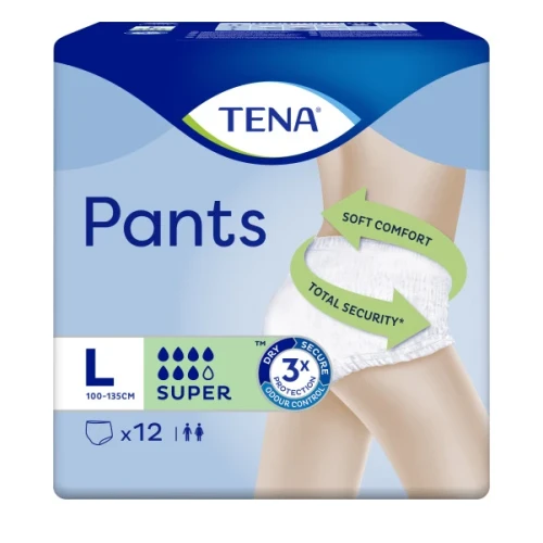 TENA Pants Super L 100-135cm 12 Stk