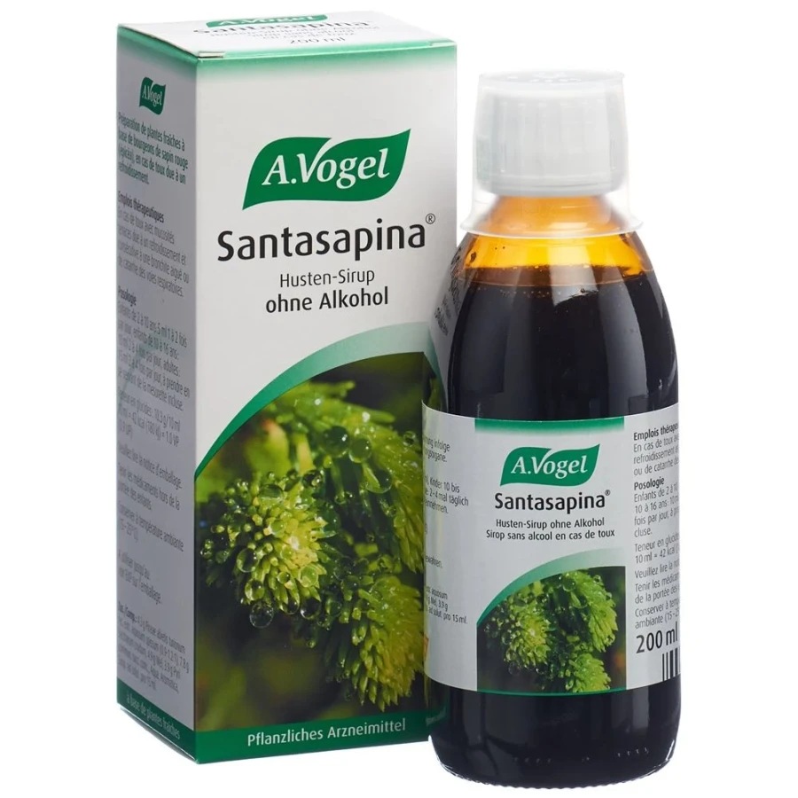 VOGEL Santasapina Hustensirup ohne Alkohol Fl 200 ml