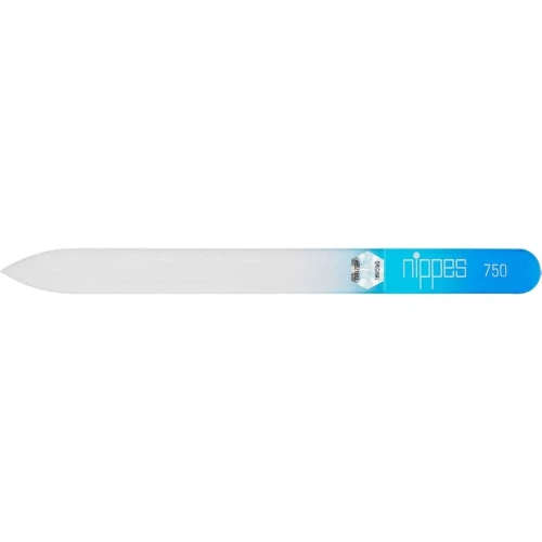 NIPPES Glasnagelfeile im Etui 14cm gelb viole blau