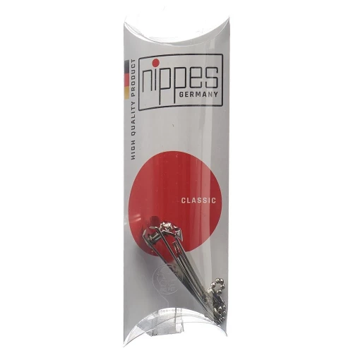 NIPPES Nagelknipser mit Kette vernickelt