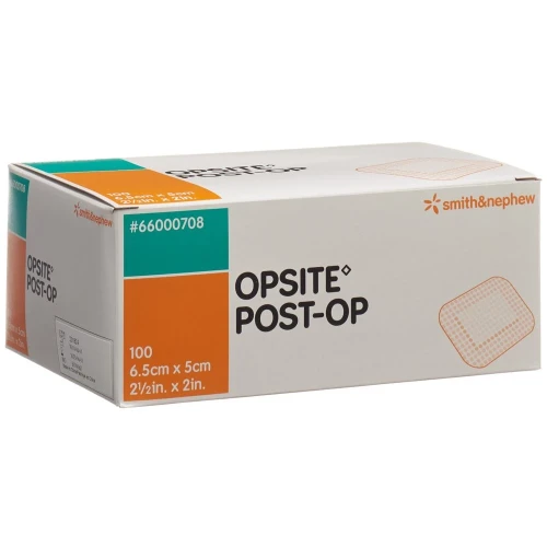 OPSITE POST OP Folienverb 6.5x5cm ster 100 Stk