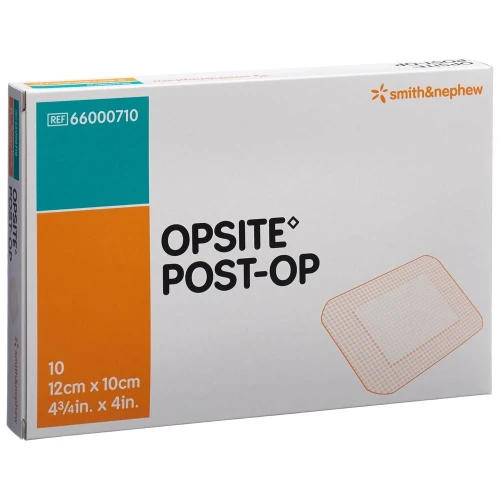 OPSITE POST OP Folienverb 12x10cm ster Btl 10 Stk
