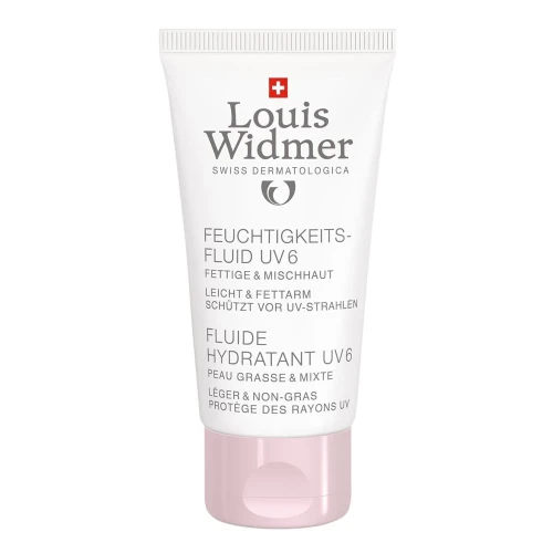 LOUIS WIDMER Fluide Hydratant UV 6 Unparfümiert 50 ml