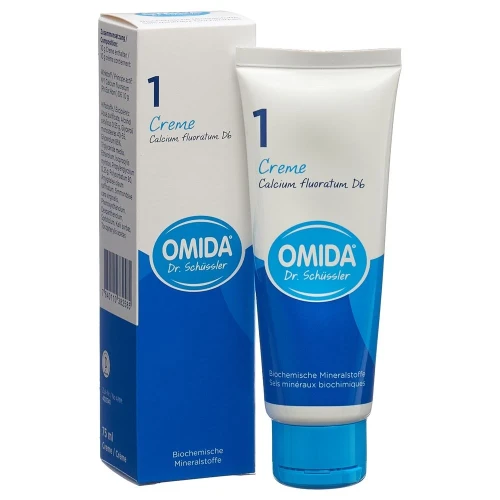 OMIDA SCHÜSSLER Nr1 Cal fluor Creme D 6 Tb 75 ml