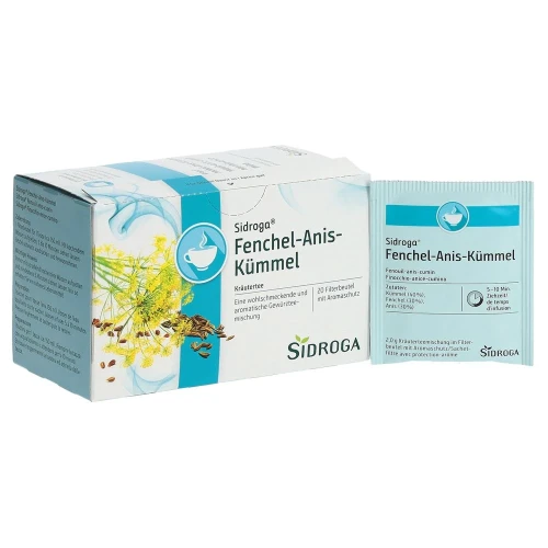 SIDROGA Fenchel Anis Kümmel 20 Btl 2 g