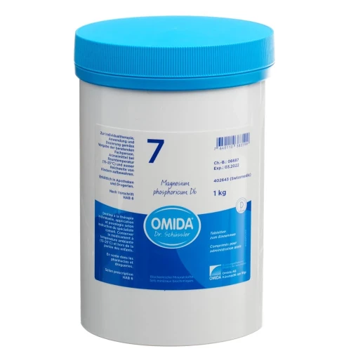 OMIDA SCHÜSSLER Nr7 Magn phos Tabl D 6 Ds 1000 g