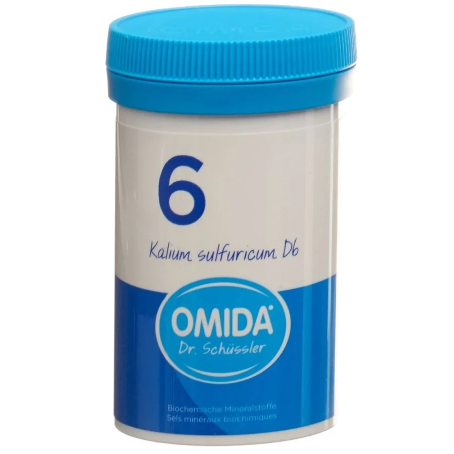 OMIDA SCHÜSSLER Nr6 Kal sulf Tabl D 6 Ds 100 g OMIDA SCHÜSSLER Nr6 Kal sulf Tabl D 6 Ds 100 g