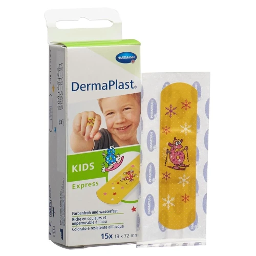 DERMAPLAST Kids Express Strips 19x72mm 15 Stk