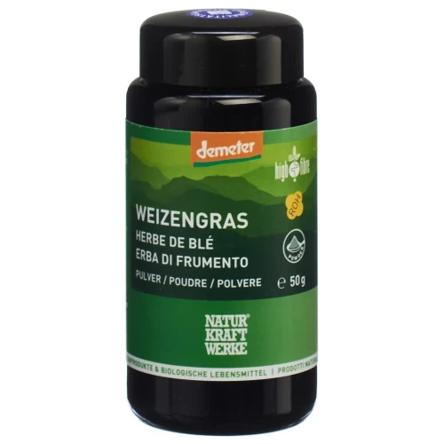 NATURKRAFTWERKE Weizengras Pulver Demeter 50 g