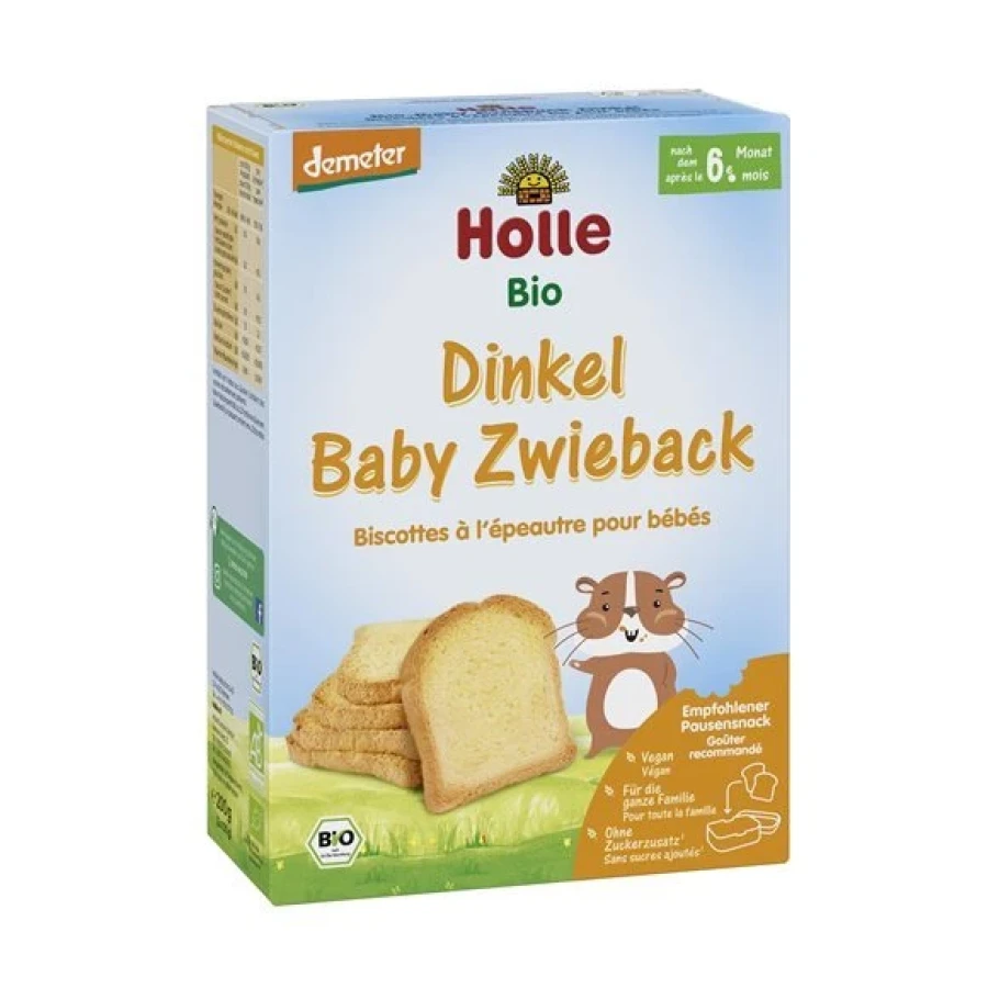 HOLLE Baby Zwieback Dinkel Bio 200 g HOLLE Baby Zwieback Dinkel Bio 200 g