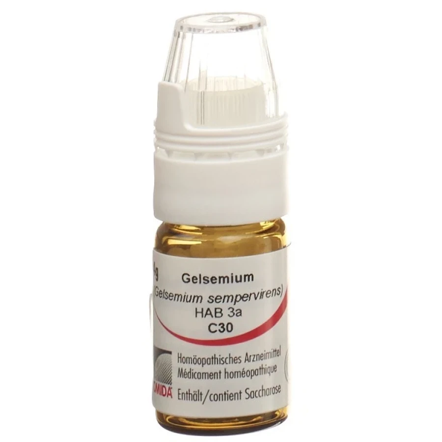 OMIDA Gelsemium Globuli C 30 m Dosierhilfe 4 g