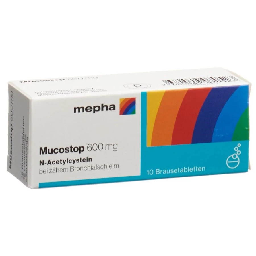 MUCOSTOP Brausetabl 600 mg Ds 10 Stk MUCOSTOP Brausetabl 600 mg Ds 10 Stk