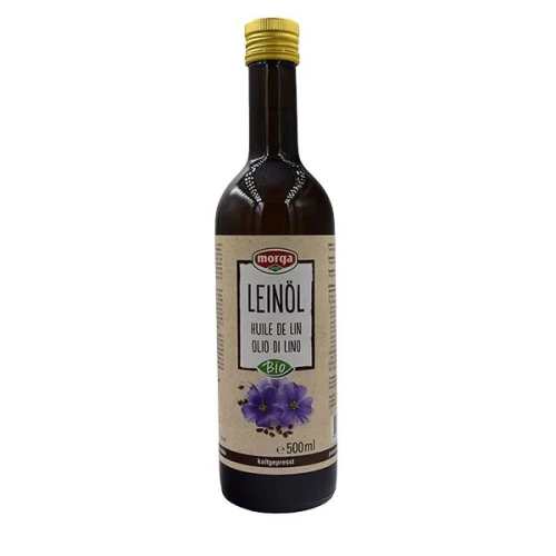 MORGA Leinöl kaltgepresst Bio Fl 5 dl