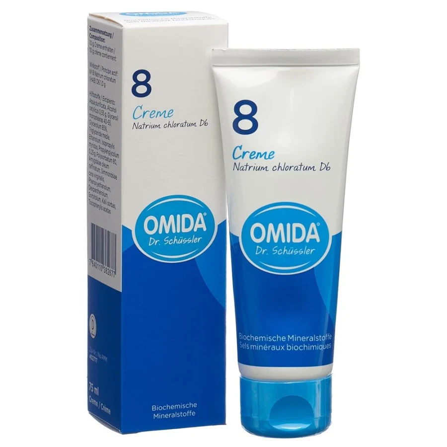 OMIDA SCHÜSSLER Nr8 Natr chlor Creme D 6 Tb 75 ml OMIDA SCHÜSSLER Nr8 Natr chlor Creme D 6 Tb 75 ml