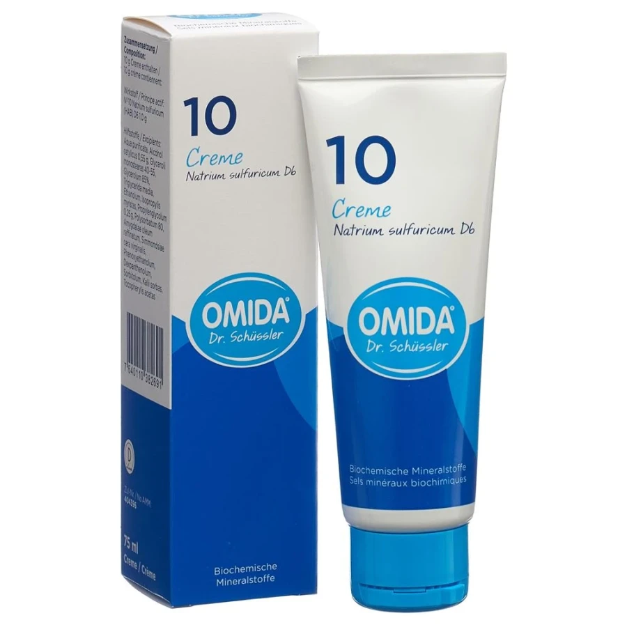 OMIDA SCHÜSSLER Nr10 Nat sulf Creme D 6 Tb 75 ml OMIDA SCHÜSSLER Nr10 Nat sulf Creme D 6 Tb 75 ml