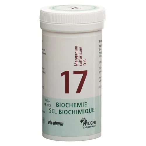 PFLÜGER SCHÜSSLER Nr17 Manganum sulfuricum Tabletten D 6 100 g