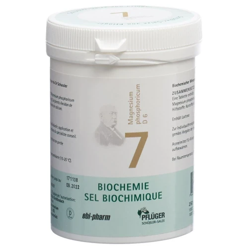 PFLÜGER SCHÜSSLER Nr7 Magn phos Tabl D 6 Ds 250 g
