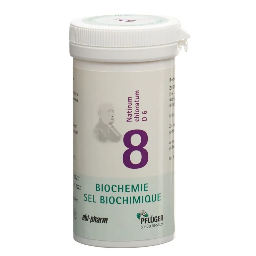 PFLÜGER SCHÜSSLER Nr8 Natr chlor Tabl D 6 Ds 100 g PFLÜGER SCHÜSSLER Nr8 Natr chlor Tabl D 6 Ds 100 g